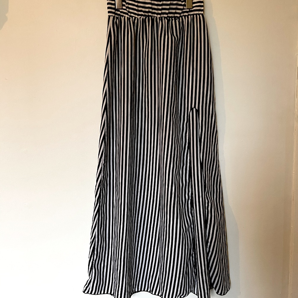 Vintage Striped Slip Skirt